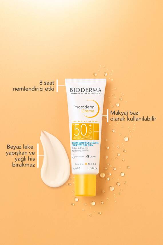 Bioderma Photoderm Cream SPF50+ Kuru Ciltler için Yüksek Korumalı Yüz Güneş Kremi 40 ml - 4