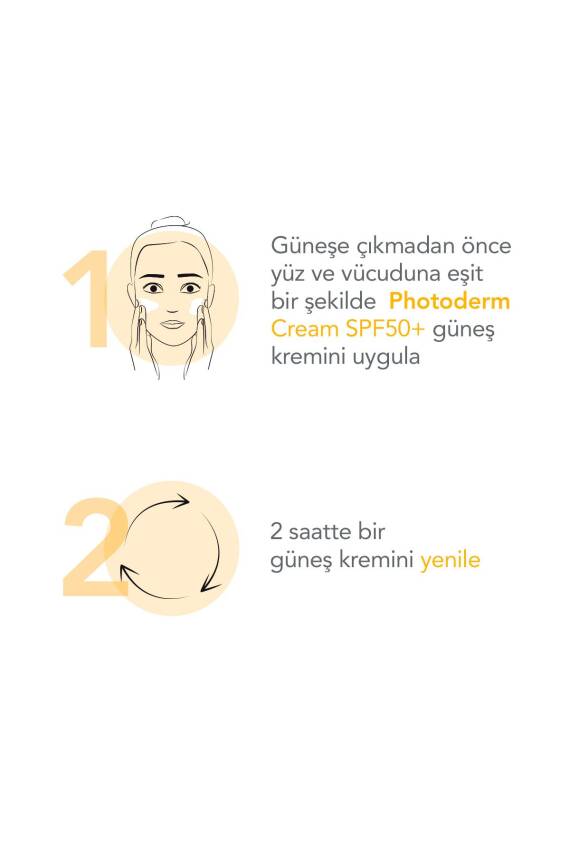 Bioderma Photoderm Cream SPF50+ Kuru Ciltler için Yüksek Korumalı Yüz Güneş Kremi 40 ml - 7