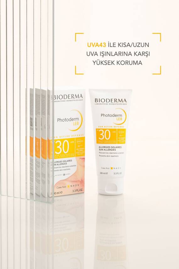 Bioderma Photoderm LEB SPF 30 Hassas Ciltler Güneş Alerjisi Karşıtı Jel Formda Yüz Güneş Kremi 100 ml - 3