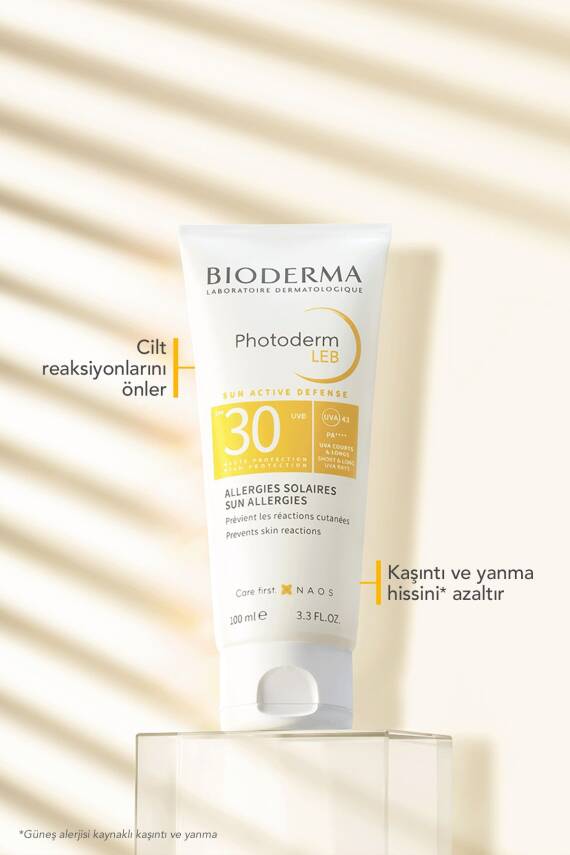 Bioderma Photoderm LEB SPF 30 Hassas Ciltler Güneş Alerjisi Karşıtı Jel Formda Yüz Güneş Kremi 100 ml - 4