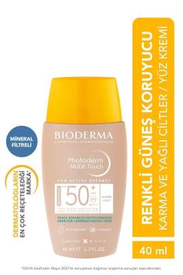 Bioderma Photoderm Nude Touch Spf50 Light 40 ml - 1