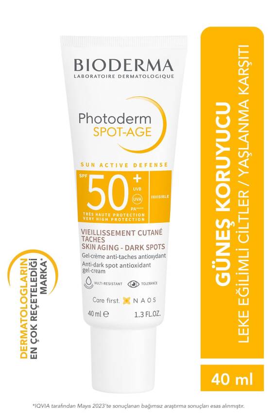 Bioderma Photoderm Spot Age SPF50+ Leke, Yaşlanma ve Kırışıklık Karşıtı Yüksek Korumalı Güneş Kremi 40 ml - 2