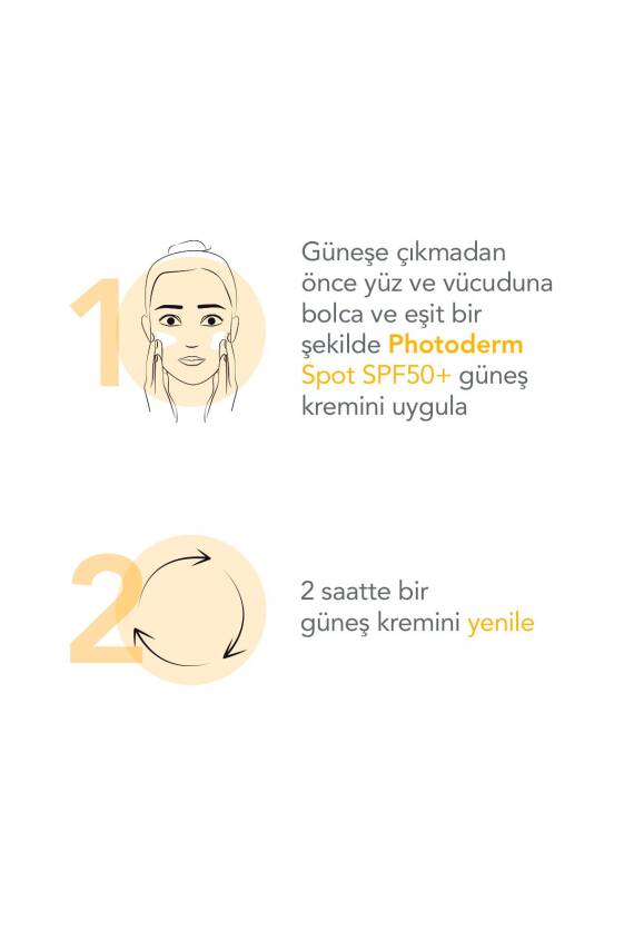 Bioderma Photoderm SPOT SPF50+ Leke Karşıtı Yüksek Korumalı Yüz ve Vücut Güneş Kremi 150 ml - 4