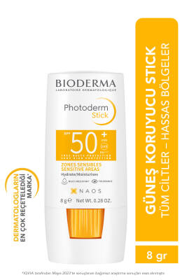 Bioderma Photoderm Stick SPF50+ Göz Çevresi, Dudak, Hassas Bölgeler Yüksek Korumalı Stick Güneş Koruyucu 8 gr - Bioderma