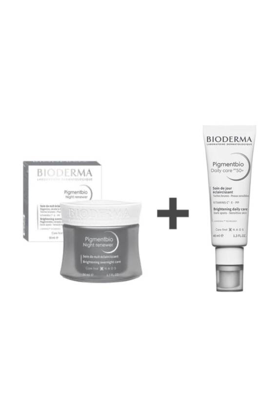 Bioderma Pigmentbio Daily Care Spf 50 + Pigmentbio Night Renewer 50ml - 1