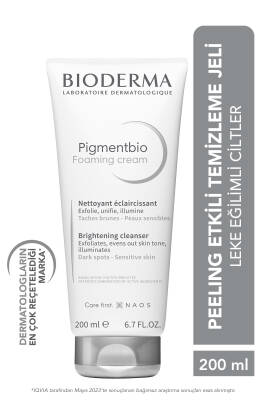 Bioderma Pigmentbio Foaming Cream Aydınlatıcı Peeling Etkili Yıkama Jeli Yüz Ve Vücut 200 ml - 1