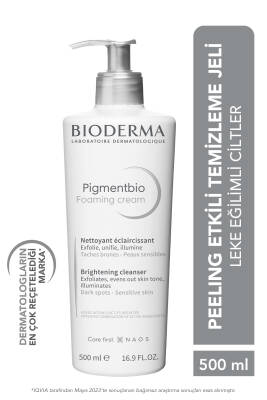 Bioderma Pigmentbio Foaming Cream Aydınlatıcı Peeling Etkili Yıkama Jeli Yüz Ve Vücut 500 ml - 1