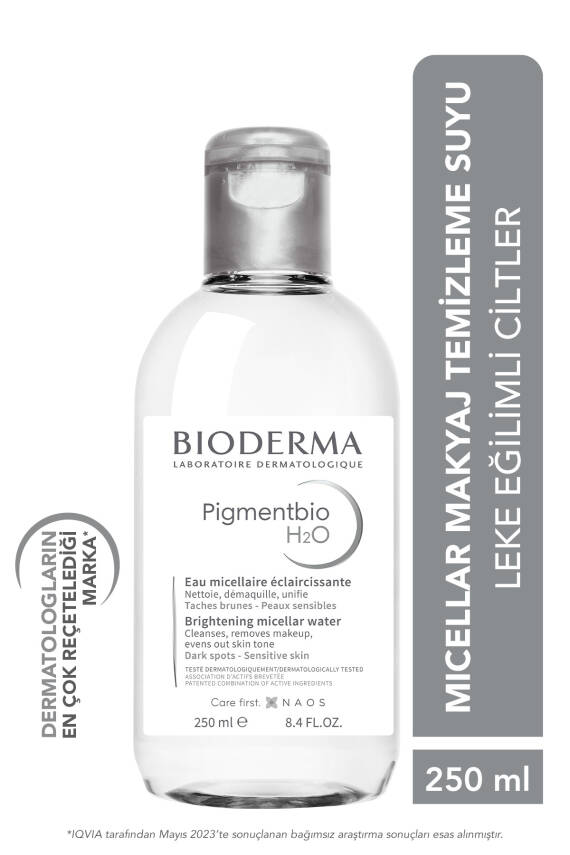 Bioderma Pigmentbio H2O Leke Karşıtı Micellar Makyaj Temizleme Suyu 250 ml - 1