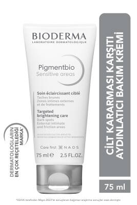 Bioderma Pigmentbio Sensitive Areas Genital Bölge, Eklem Bölgeleri Kararma Karşıtı Aydınlatıcı Krem 75 ml - 1