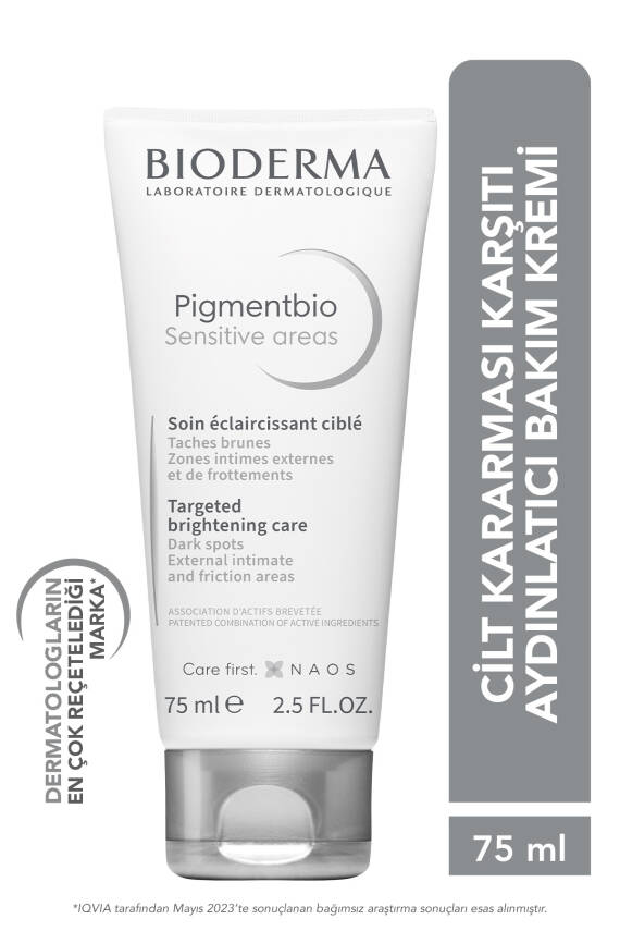 Bioderma Pigmentbio Sensitive Areas Genital Bölge, Eklem Bölgeleri Kararma Karşıtı Aydınlatıcı Krem 75 ml - 1