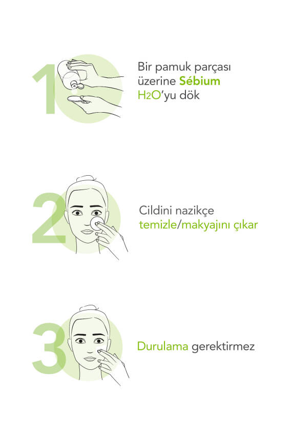 Bioderma Sebium H2O Karma,yağlı Ve Akneye Eğilim Gösteren Ciltler Için Micellar Makyaj Temizleme Suyu 500 ml - 5