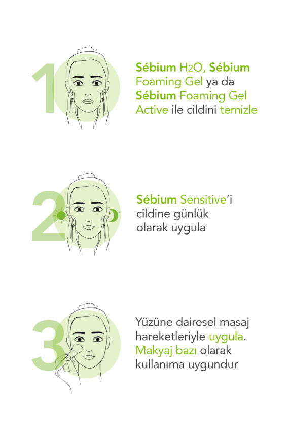 Bioderma Sebium Sensitive Karma, Yağlı Ve Akne Eğilimli Ciltler Için Nemlendirici Bakım Kremi 30 ml - 2