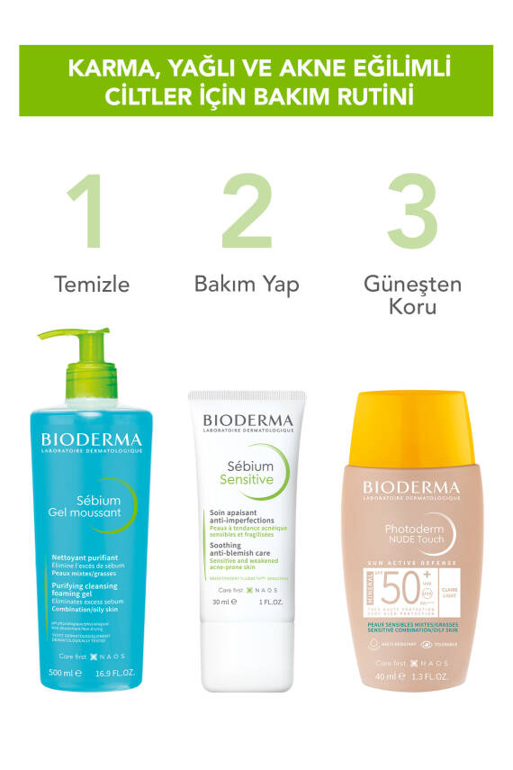 Bioderma Sebium Sensitive Karma, Yağlı Ve Akne Eğilimli Ciltler Için Nemlendirici Bakım Kremi 30 ml - 3