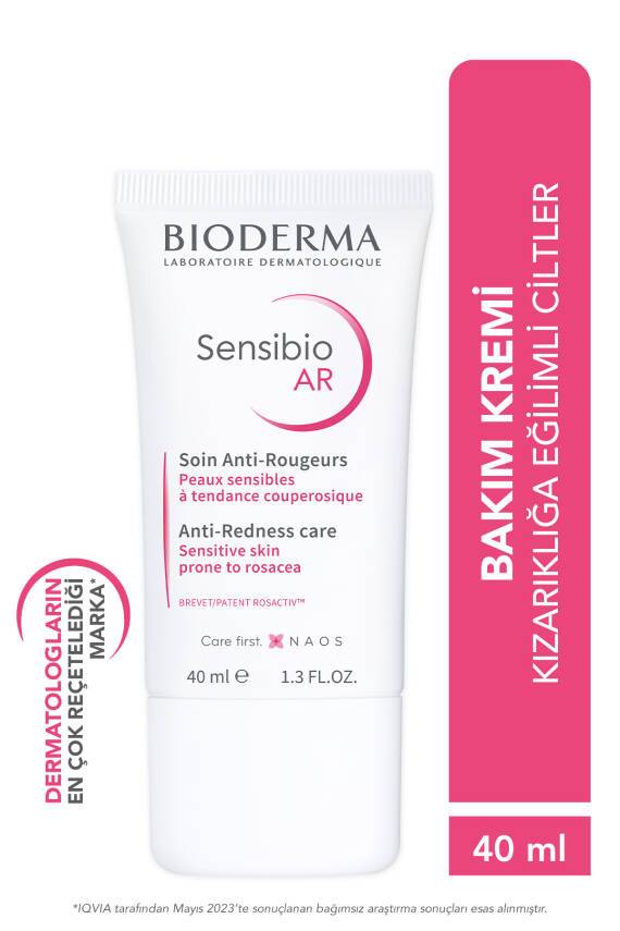 Bioderma Sensibio AR Hassas Ciltler Için Kızarıklık Karşıtı Nemlendirici Bakım Kremi 40 ml - 1