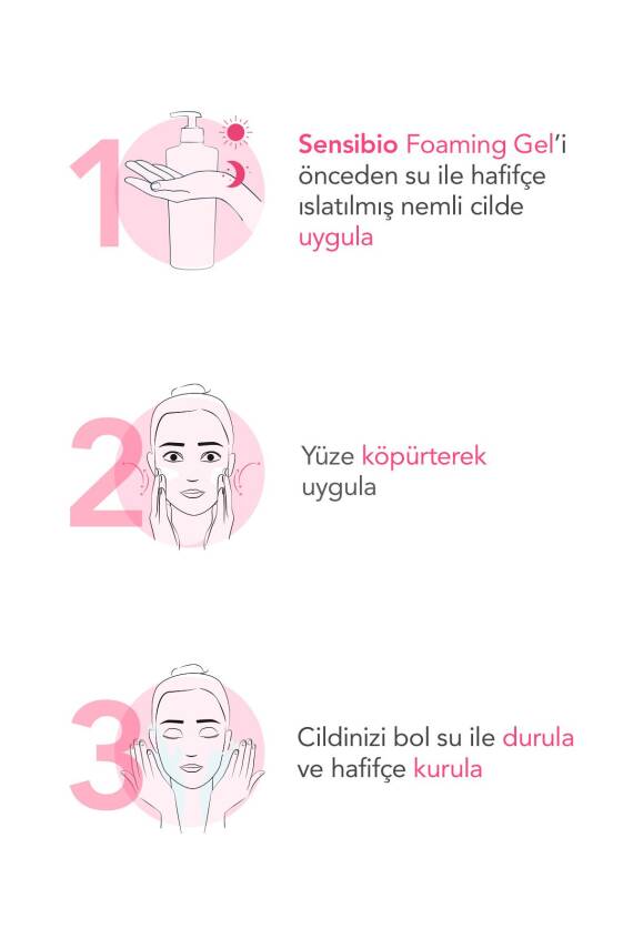 Bioderma Sensibio Foaming Gel Hassas ve Normal Ciltler Durulanan Micellar Yüz Temizleme Jeli 100 ml - 6