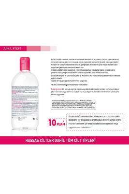 Bioderma Sensibio H2O Micellar Makyaj Temizleme Suyu Hassas ve Normal Ciltler 500 ml - 4