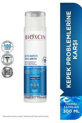 Bioxcin Aqua Thermal Kepek Karşıtı Şampuan 300 ml 2 Adet - Kaşıntı Ve Kepek Önleyici - 2