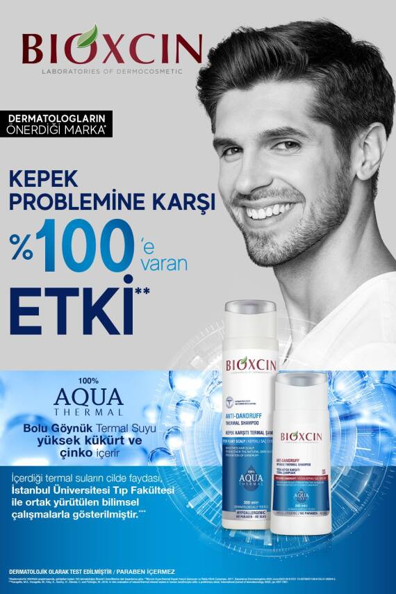 Bioxcin Aqua Thermal Kepek Karşıtı Şampuan 300ml Tüm Saç Tipleri - Kepek Kaşıntı Pullanma Karşıtı - 3