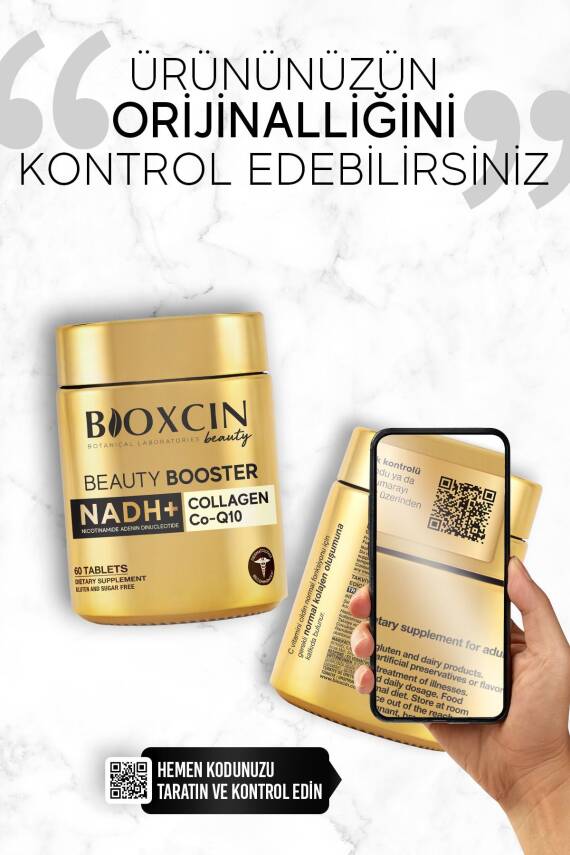 Bioxcin Beauty Booster 60 Tablet - Kolajen Nicotinamide CoQ10 Glutatyon Astaksantin Resveratrol Hya Asit. - 6