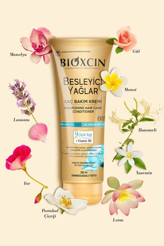 Bioxcin Besleyici Yağlar Bakım Saç Kremi 250 ml Sülfatsız, Kuru ve Yıpranmış Saçlar, Dökülme Karşıtı, Onarım - 9
