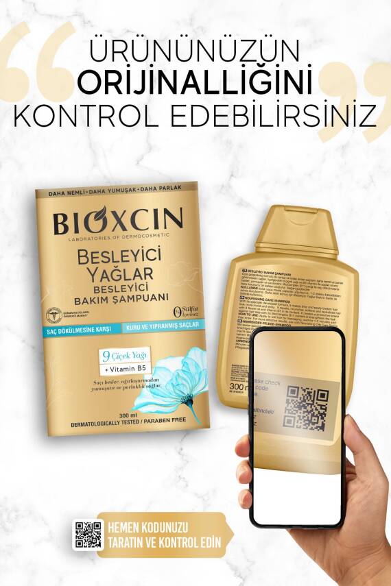 Bioxcin Besleyici Yağlar Kuru Ve Yıpranmış Saçlar Için Şampuan 300ml - 5