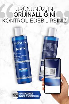 Bioxcin Biotin Şampuan 300 ml Tüm Saç Tipleri İçin - 7