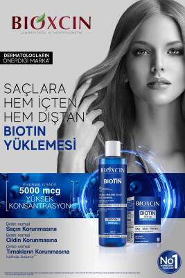 Bioxcin Biotin Şampuan 300 ml Tüm Saç Tipleri İçin - 8