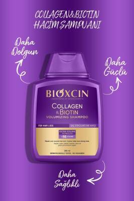 Bioxcin Collagen & Biotin Ekstra Hacim & Dolgunlaştırıcı Şampuan 300 Ml - 2 Li Avantaj Seti - 8