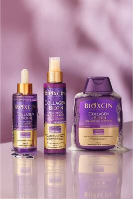 Bioxcin Collagen & Biotin Ekstra Hacim Şampuanı 3 x 300 ml 3 Al 2 Öde - Kolajen Biotin Ince Ve Seyrek Saçlar - 9