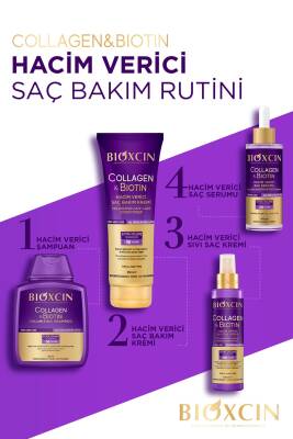 Bioxcin Collagen & Biotin Ekstra Hacim Şampuanı 300 ml - Kolajen Biotin İnce ve Seyrek Saçlar - 7