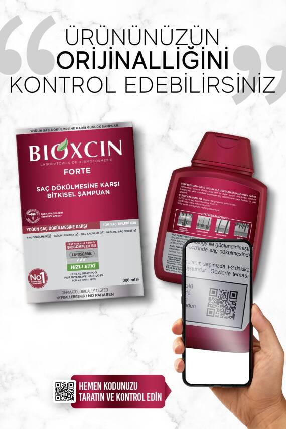 Bioxcin Forte Şampuan 3'lü Set 2 Adet ( 6 X 300 ml ) Yoğun Dökülme Karşıtı Şampuan - 2