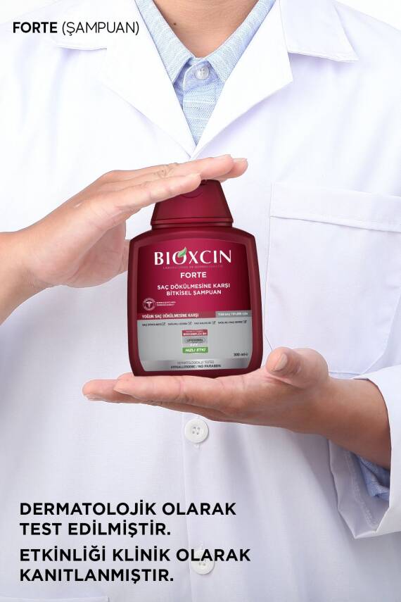 Bioxcin Forte Şampuan 3'lü Set 2 Adet ( 6 X 300 ml ) Yoğun Dökülme Karşıtı Şampuan - 3