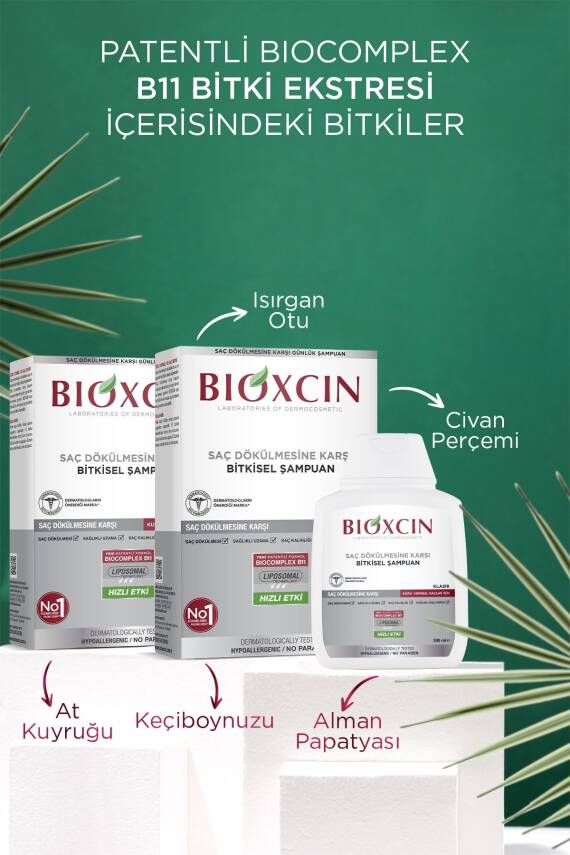 Bioxcin Genesis Kuru ve Normal Şaçlar İçin 300ml 3 AL 2 ÖDE - Klasik Saç Dökülme Karşıtı Şampuan - 7