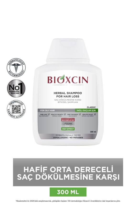Bioxcin Genesis Yağlı Şaçlar İçin 300ml 3 AL 2 ÖDE - Klasik Saç Dökülme Karşıtı Şampuan - 3