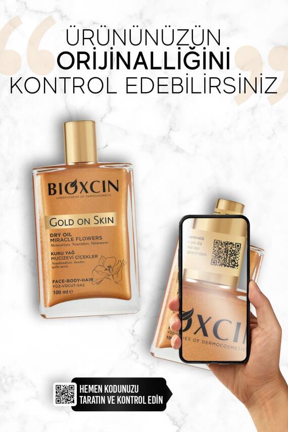 Bioxcin Gold On Skin Altın Parıltılı Kuru Yağ 100ml - 8