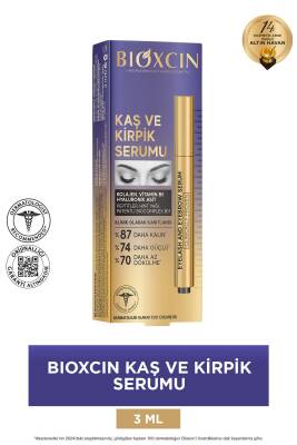 Bioxcin Kaş Kirpik Serumu - Kolajen Hyaluronik Asit Hint Yağı Keratin Peptidleri B5 Biocomplex B11- - 1