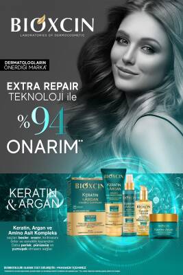 Bioxcin Keratin & Argan Onarıcı Bakım Şampuan 300 ml 3 Al 2 Öde - Yıpranmış Ve Hassas Saçlar - 8