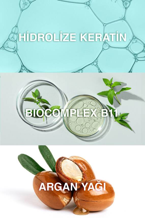 Bioxcin Keratin & Argan Onarıcı Bakım Şampuan 300 ml 3 Al 2 Öde - Yıpranmış Ve Hassas Saçlar - 3