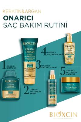 Bioxcin Keratin & Argan Onarıcı Bakım Şampuan 300 ml 3 Al 2 Öde - Yıpranmış Ve Hassas Saçlar - 4