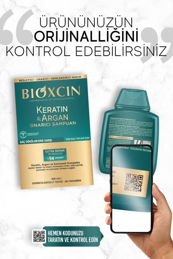 Bioxcin Keratin & Argan Onarıcı Şampuan 300 Ml - Yıpranmış Ve Hasar Görmüş Saçlar 2 Li Avantaj Set - 5