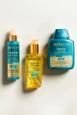Bioxcin Keratin & Argan Onarıcı Sıvı Saç Bakım Kremi 150 ml - Yıpranmış Ve Hassas Saçlar - 7
