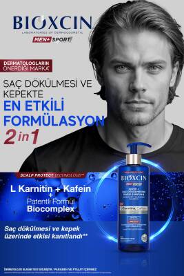 Bioxcin Men Sport Kepek Ve Saç Dökülmesine Karşı Şampuan 500 ml - Dökülme, Pullanma, Kaşıntı, Kepek Önleyici - 2