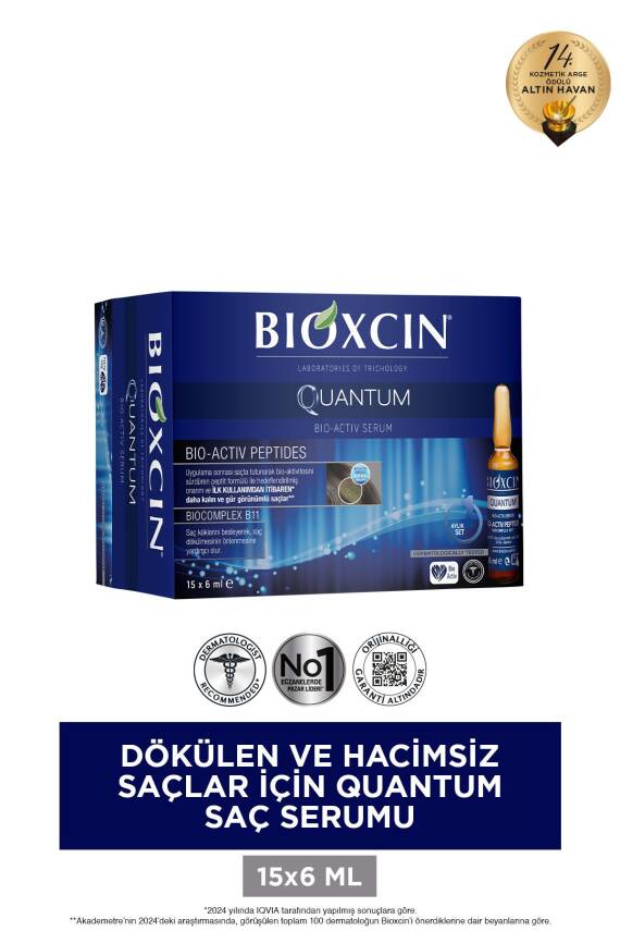 Bioxcin Quantum Ekstra Hacim & Bakım Serumu 15x6ml - 1