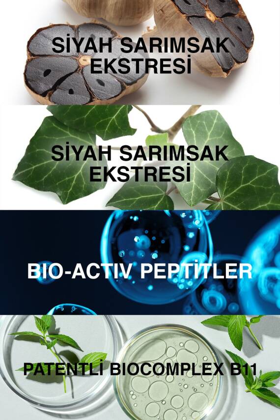 Bioxcin Siyah Sarımsak Şampuanı 3 al 2 Öde 3x300 Ml - Yıpranmış Seyrek Dökülen Saçlar - 3