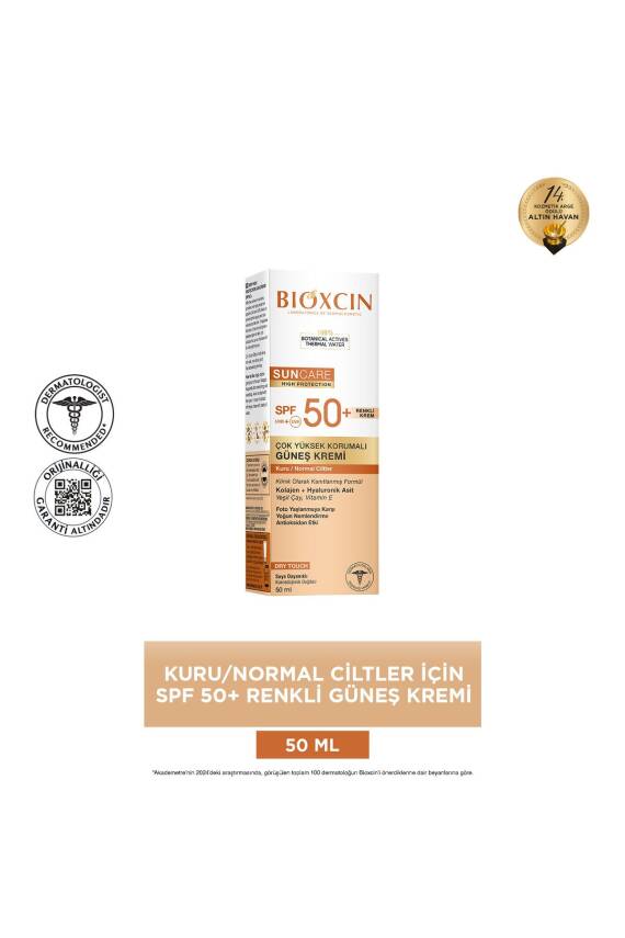 Bioxcin Sun Care Kuru Ciltler Için Güneş Kremi Spf 50 50 ml - Renkli - 1