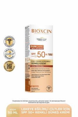 Bioxcin Sun Care Lekeye Eğilimli Ciltler Için Spf50 Güneş Kremi 50 ml - Renkli - Bioxcin