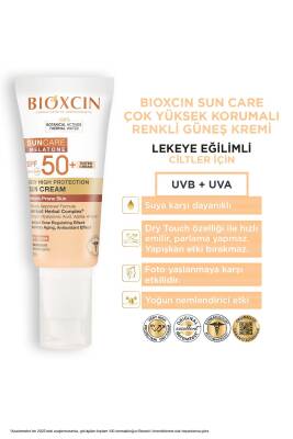 Bioxcin Sun Care Lekeye Eğilimli Ciltler Için Spf50 Güneş Kremi 50 ml - Renkli - 5