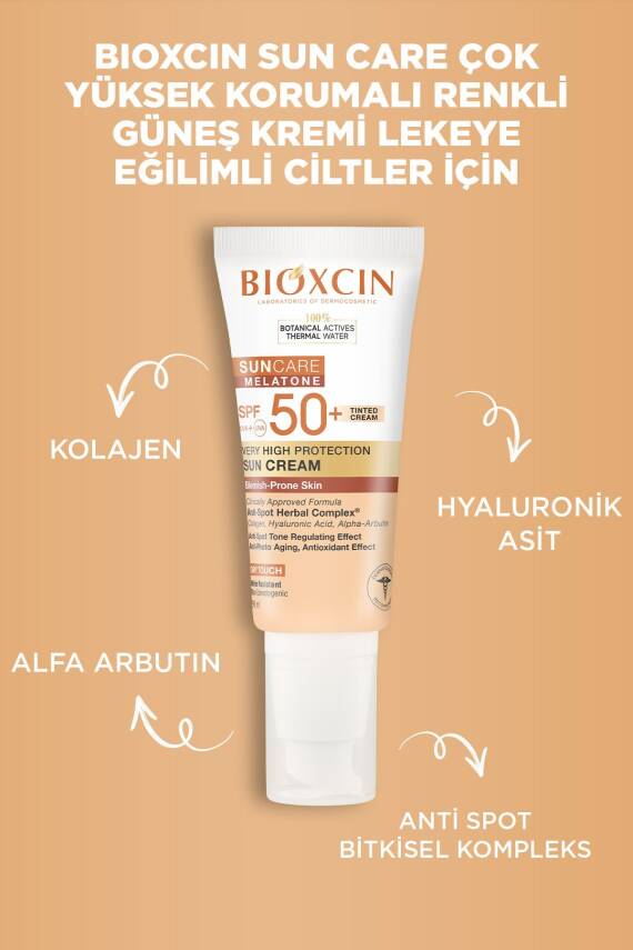 Bioxcin Sun Care Lekeye Eğilimli Ciltler Için Spf50 Güneş Kremi 50 ml - Renkli - 10