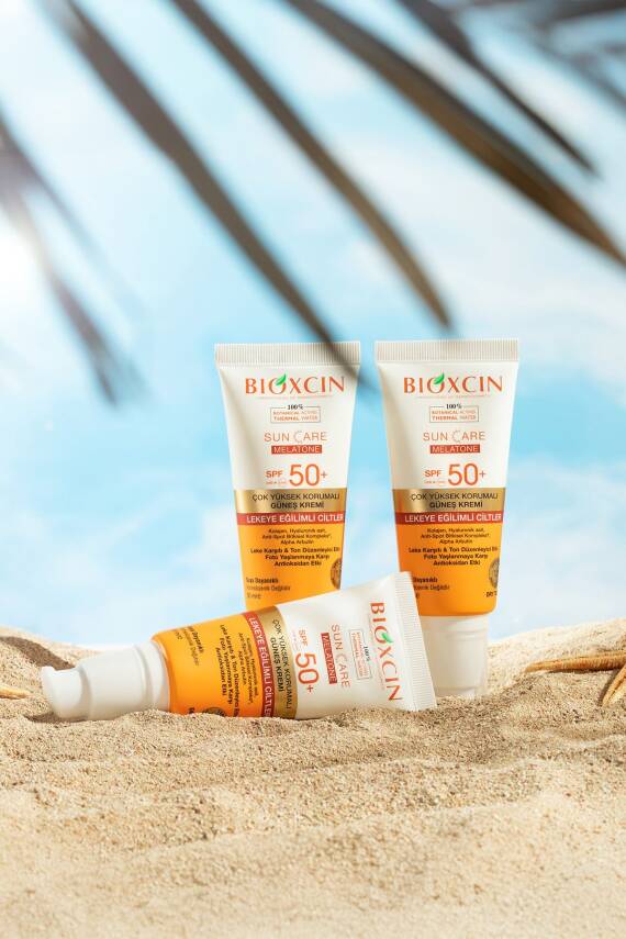 Bioxcin Sun Care Lekeye Eğilimli Ciltler Spf 50 Güneş Kremi 50 ml - Alfa Arbutin, Kolajen, Hyaluronik Asit - 7