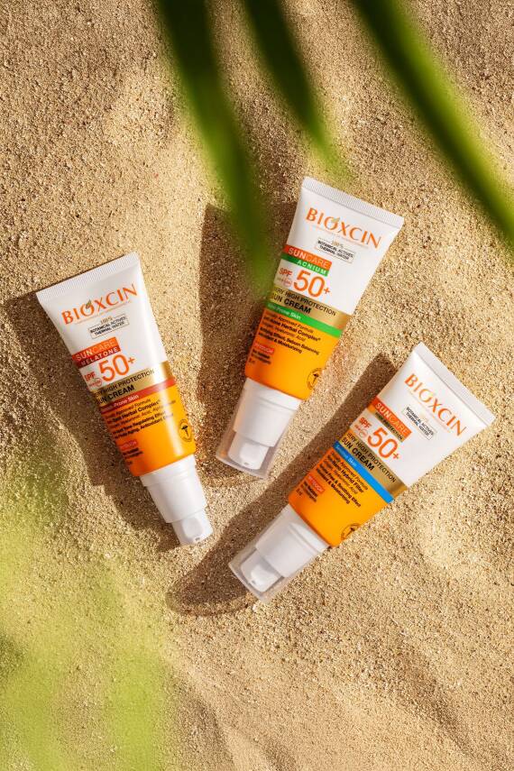 Bioxcin Sun Care Lekeye Eğilimli Ciltler Spf 50 Güneş Kremi 50 ml - Alfa Arbutin, Kolajen, Hyaluronik Asit - 8